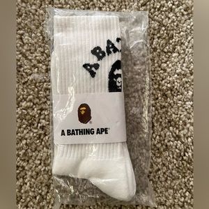 White bape sock